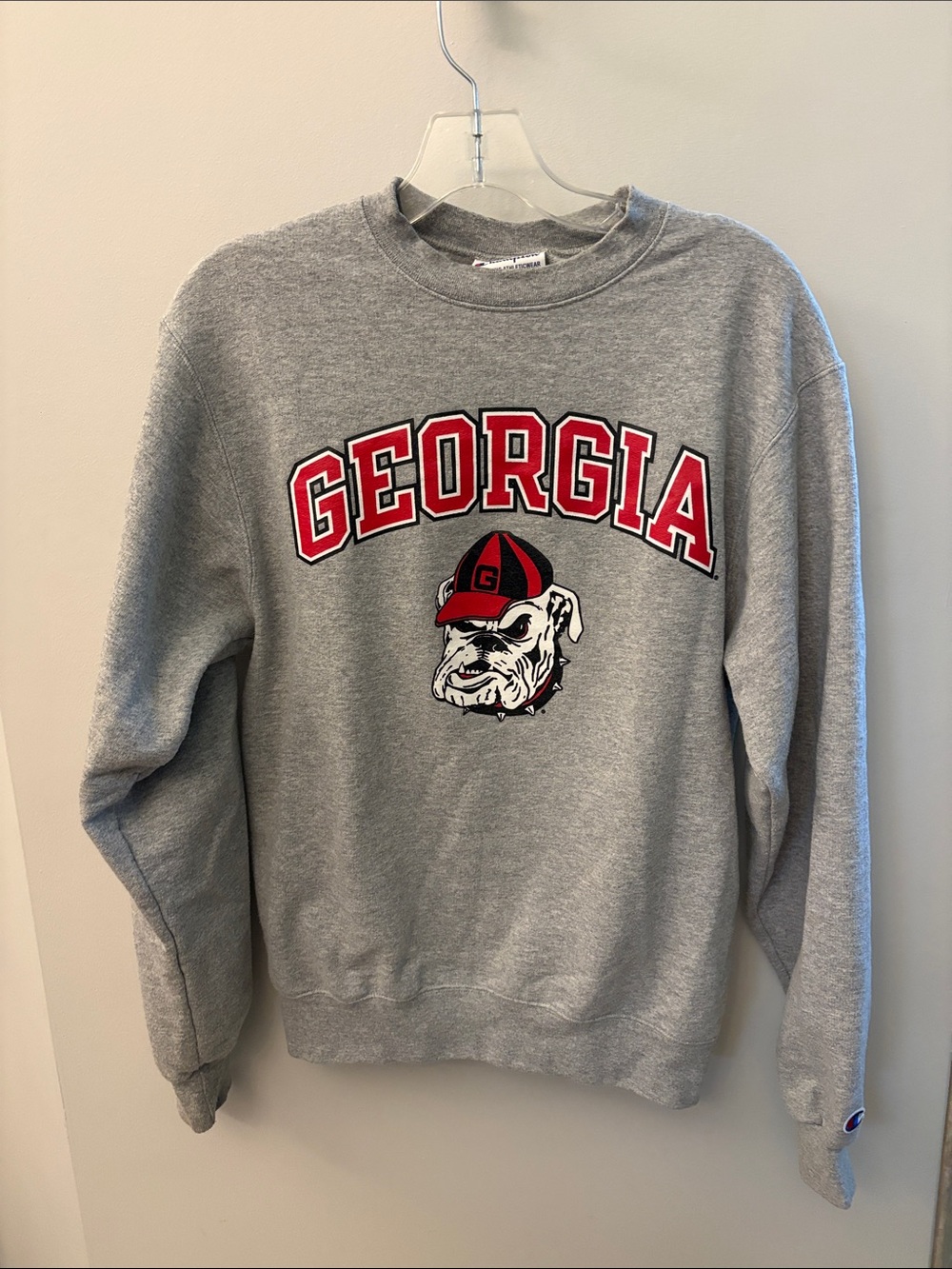 Georgia Bulldogs Grey Crewneck Sweatshirt Size S